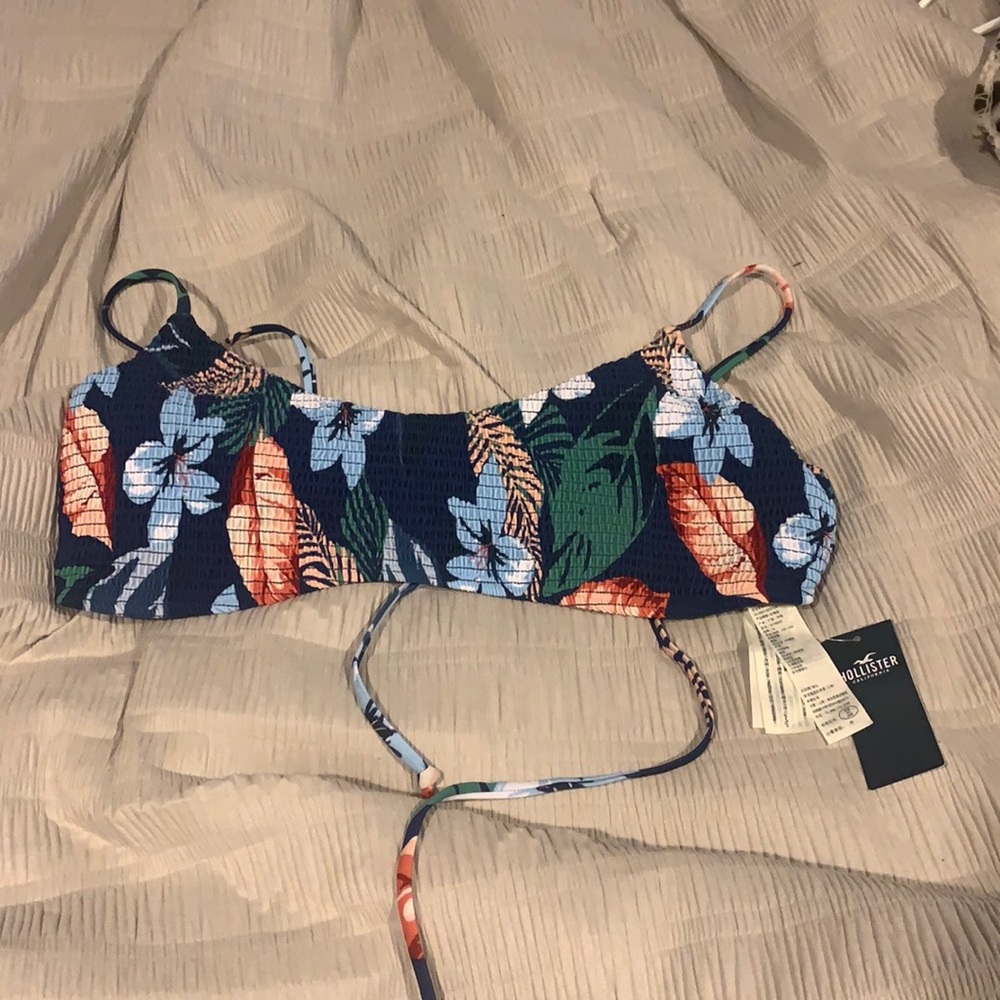 Floral print hollister bathing suit top